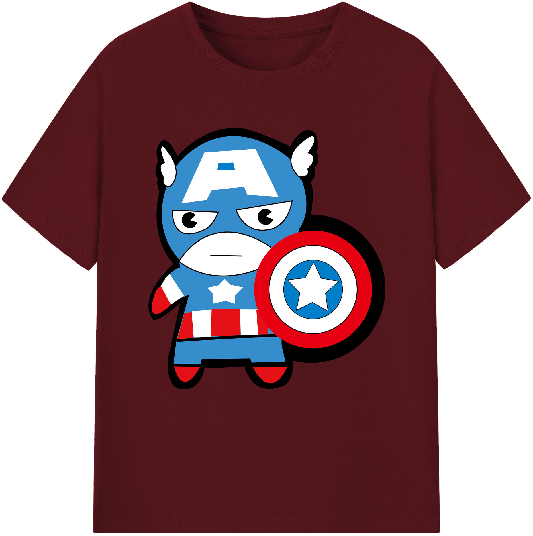 （画像用） アベンジャーズ The Avengers 綿100％半袖Tシャツ（フロントプリント）